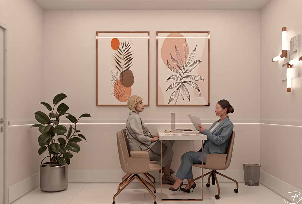 Blanc JP - Sala atendimento 2